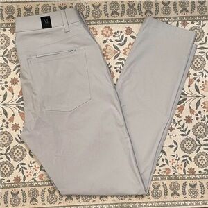 Vuori Light Gray Meta Pants